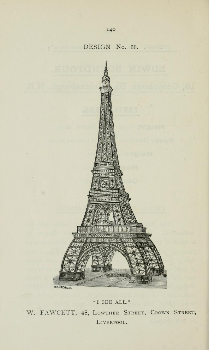 Illustration for article titled In 1890, the English held a contest to design London's wacky rip-off of the Eiffel Tower